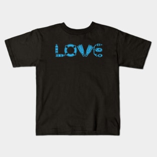 I Love Scuba Diving Kids T-Shirt